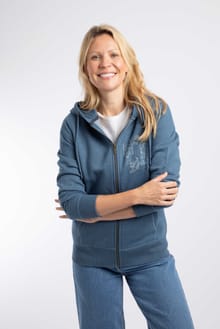 Franchises Graphic Full Zip Hoodie Ash Blue