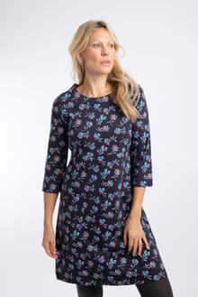 Starshine Printed Jersey Dress Midnight