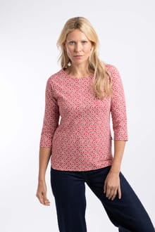Pinto Printed Jersey T-Shirt Red