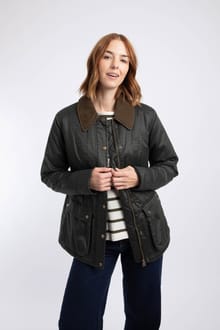 Osanna Printed Wadded Country Jacket Olive Night