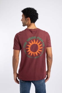 Sun Beam Back Print Graphic T-Shirt Port