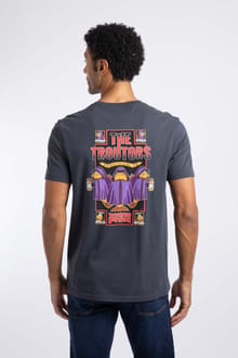 Trouters Back Print Artist T-Shirt Navy