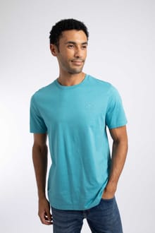Hooked Branded T-Shirt Smoked Blue