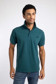 Bobby Melange Pique Polo Shirt Dark Sea