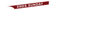Ends Sunday
