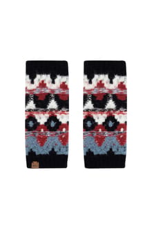 Shutt Fair Isle Wrist Warmers Navy