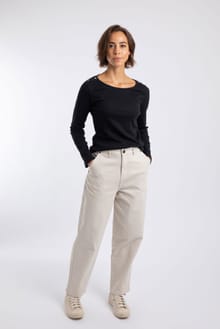 Maine Ribbed Outfitter T-Shirt Black