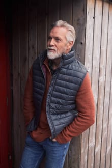 Langtree Lightweight Showerproof Padded Gilet Navy