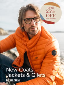 Men's Coats, Jackets & Gilets