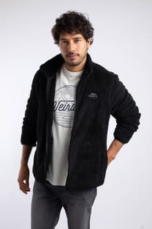 Channing Cosy Full Zip Fleece Black