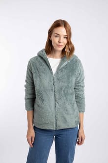 Reece Full Zip Hooded Cosy Fleece