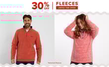 30% off fleeces