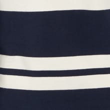 Ava Organic Cotton Rugby Dress Navy
