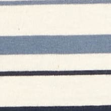 Cecilia Organic Cotton Long Sleeve Stripe T-Shirt Light Cream