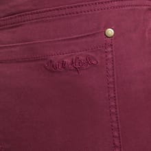 Cerris Garment Dyed Denim Jeans Burgundy