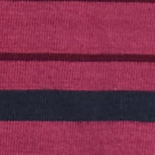 Cecilia Organic Cotton Striped Long Sleeve T-Shirt Sangria
