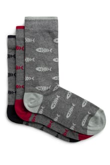 Ronan Eco Bones Socks 3 Pack