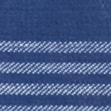 Rothko Vintage Washed Stripe Polo Shirt Dark Blue