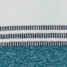 Mersey Organic Cotton Trophy Neck Striped Polo Shirt Viridis