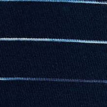 Damak Striped Organic Cotton T-Shirt Navy