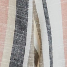 Otavia Organic Cotton Striped Jumpsuit Ecru
