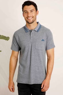 Marlow Eco Pique Polo Navy