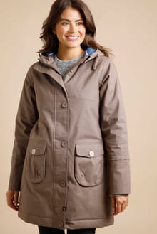 Beatrix Eco Wadded Waterproof Coat Bronze