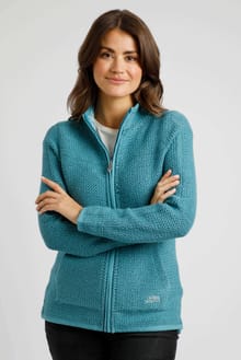 Sontee Full Zip Eco Macaroni Teal Blu