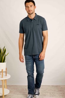 Quay Branded Polo Navy