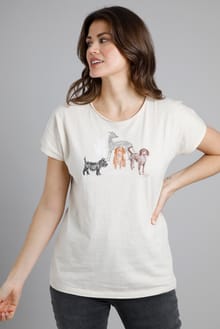 Walkies Organic Slub Graphic T-Shirt 