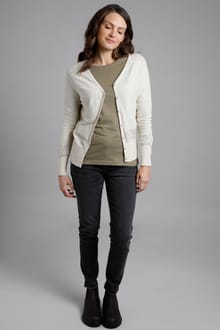 Curran Lightweight Cardigan Light Cream