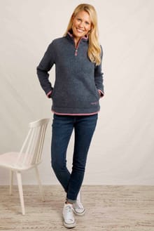 Beye Eco 1/4 Zip Grid Fleece