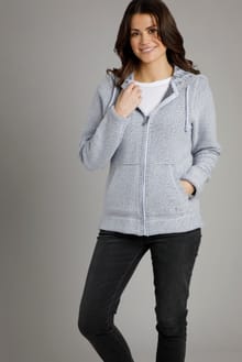 Weylin Full Zip Eco Macaroni Hoodie Powder Blue