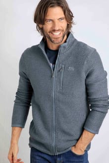 Transom Full Zip Eco Macaroni Sweatshirt