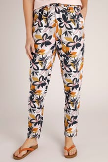 Tinto Lenzing EcoVero™  Printed Trousers White