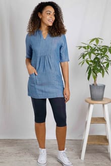 Moa Tencel Tunic Denim