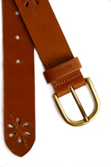 Cuoco Woven Belt Tan