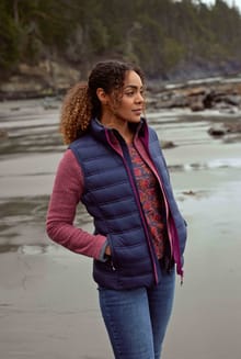 Atissa Lightweight Padded Gilet Navy