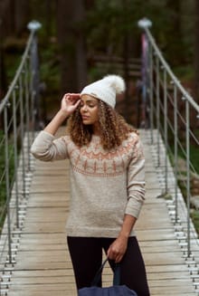 Asteria Eco Fair Isle Jumper Chalk