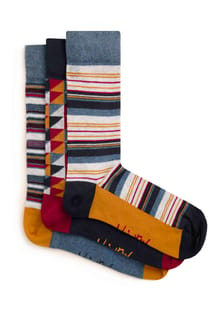 Wyatt Eco Stripe Socks Multi Pack