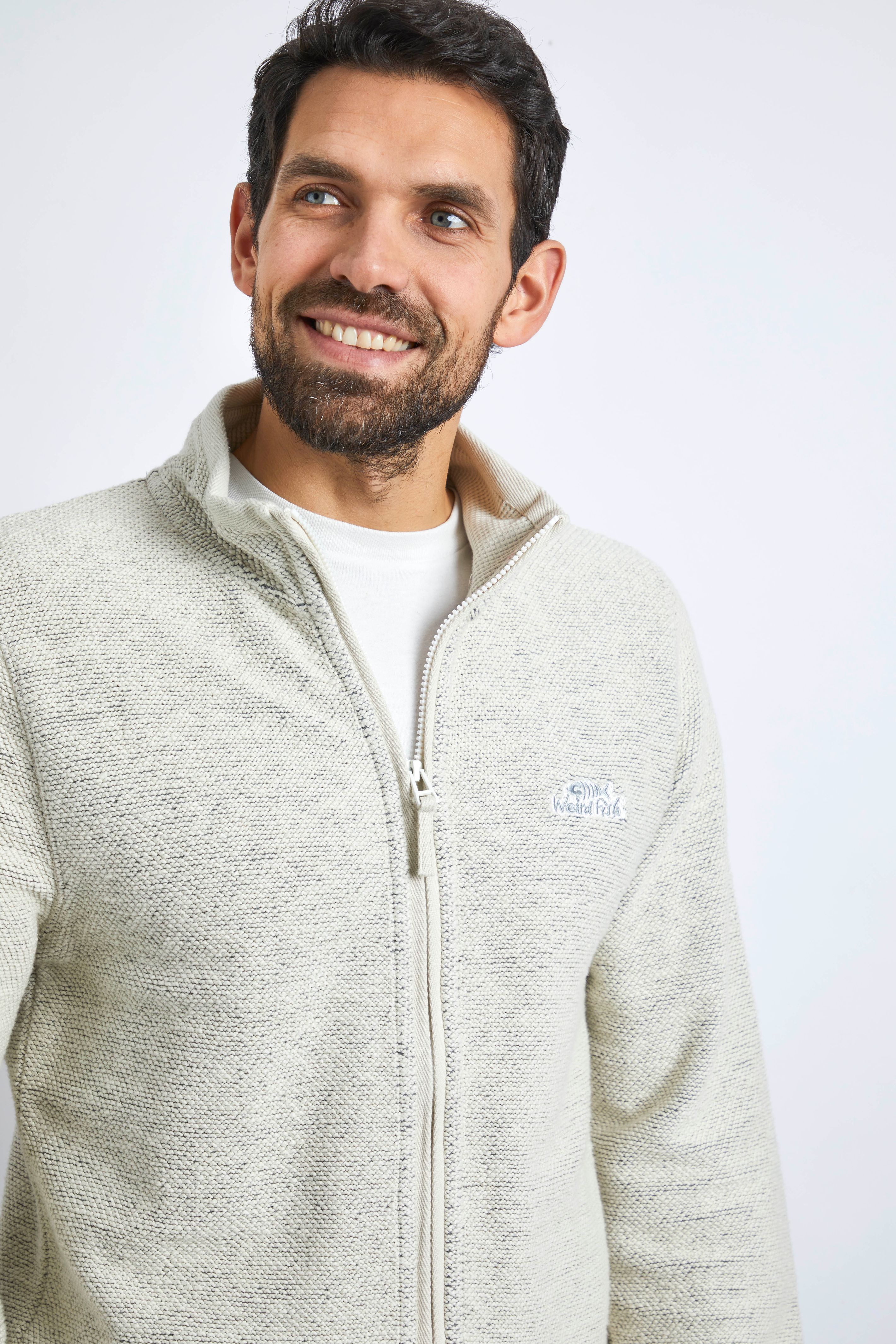 weird fish mens full zip