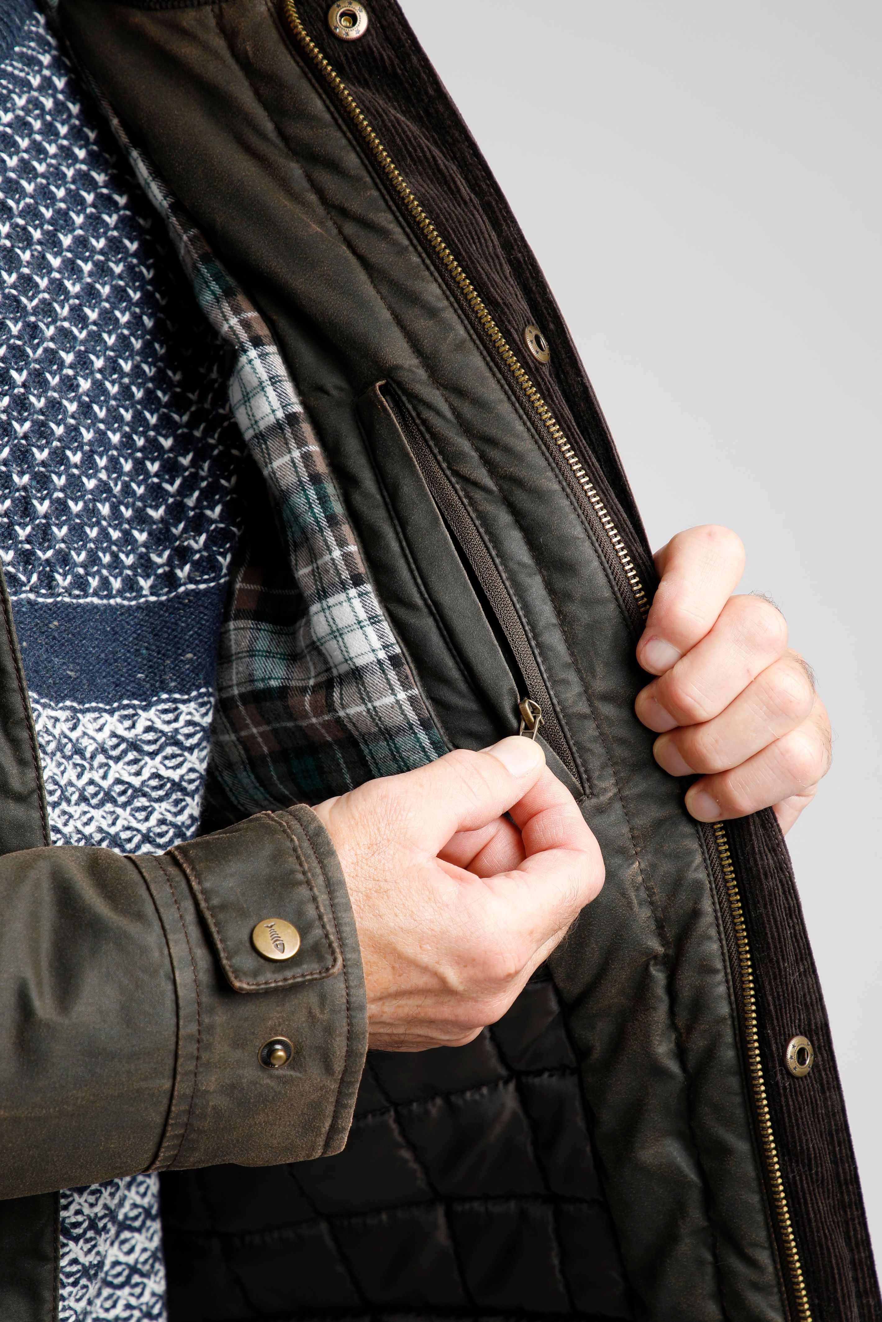 Thunderchief Wadded Field Jacket Bark Weird Fish