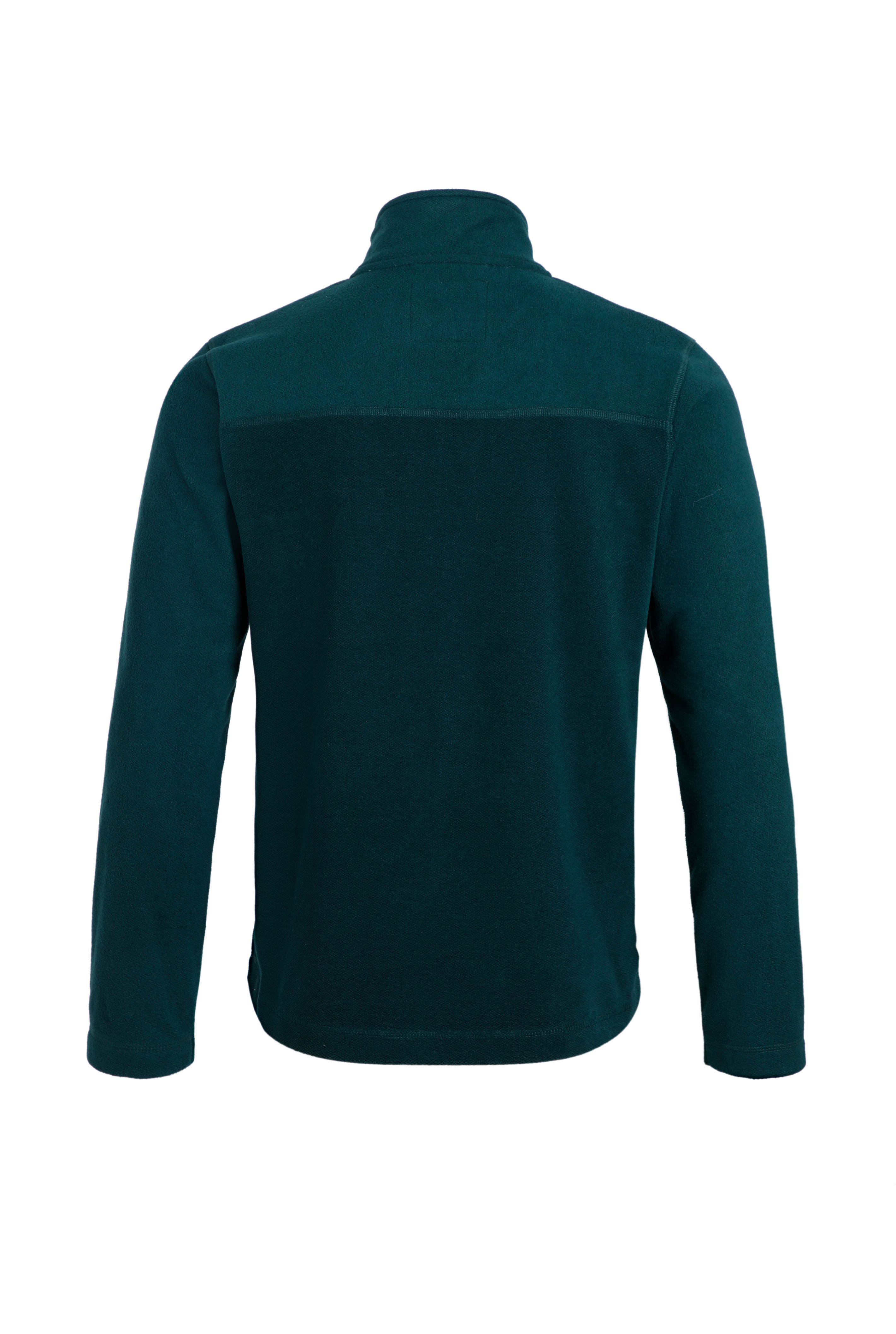 Nelson 1/4 Zip Birdseye Fleece Cedar Green | Weird Fish