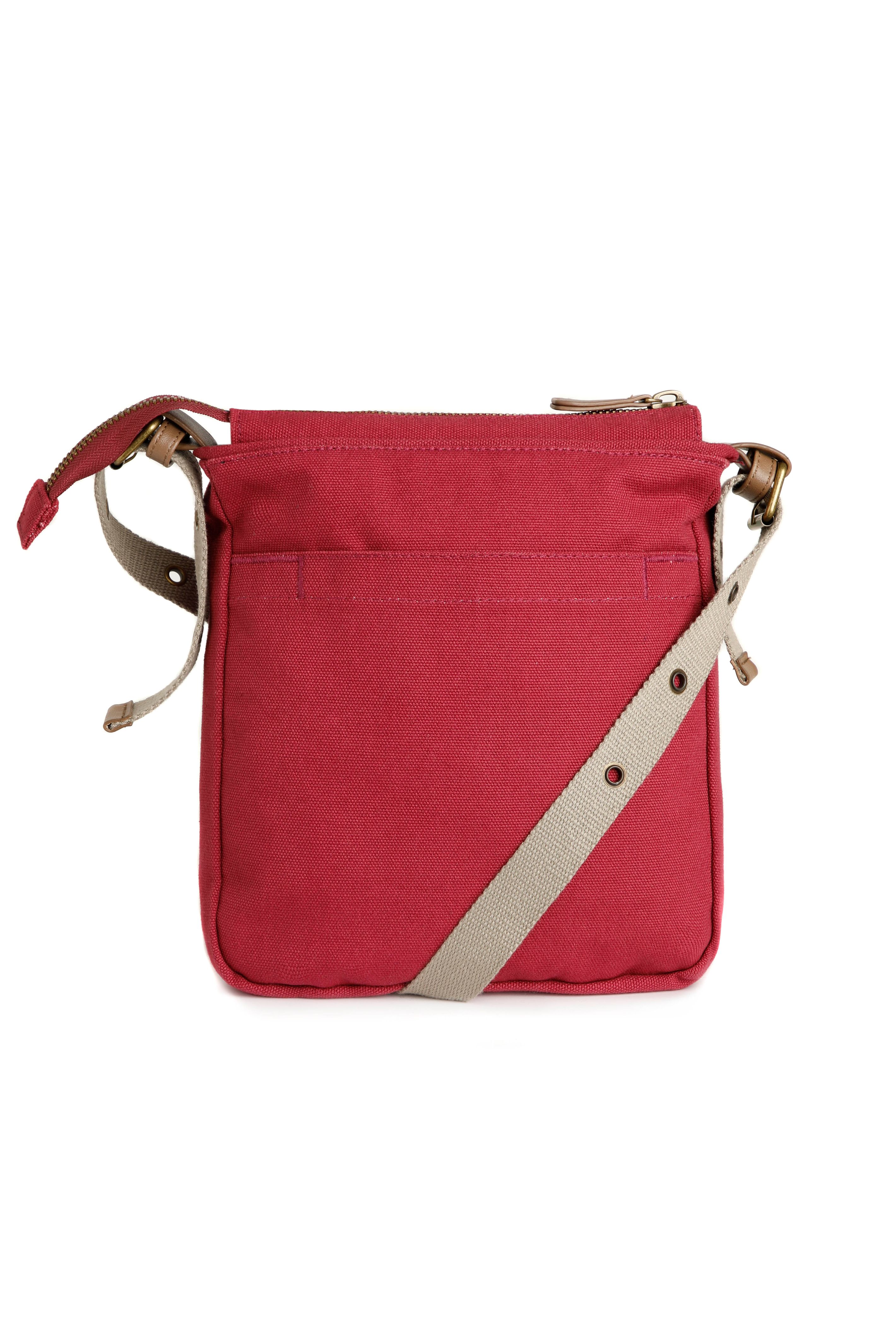 Norton Washed Canvas Cross Body Bag Mulberry Weird Fish