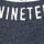 Waves Front Print Graphic T-Shirt Navy