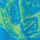 Pineapple Express Organic Cotton Front Print T-Shirt Lagoon Blue