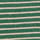 Raven Organic Cotton Striped Shiffli Hem Top Army Green
