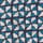Ares Printed Jersey A-Line Maxi Skirt Navy