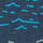 Lakes and Peaks Front Print Graphic T-Shirt Navy