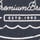 Mountains and Seas Front Print Long Sleeve T-Shirt Navy